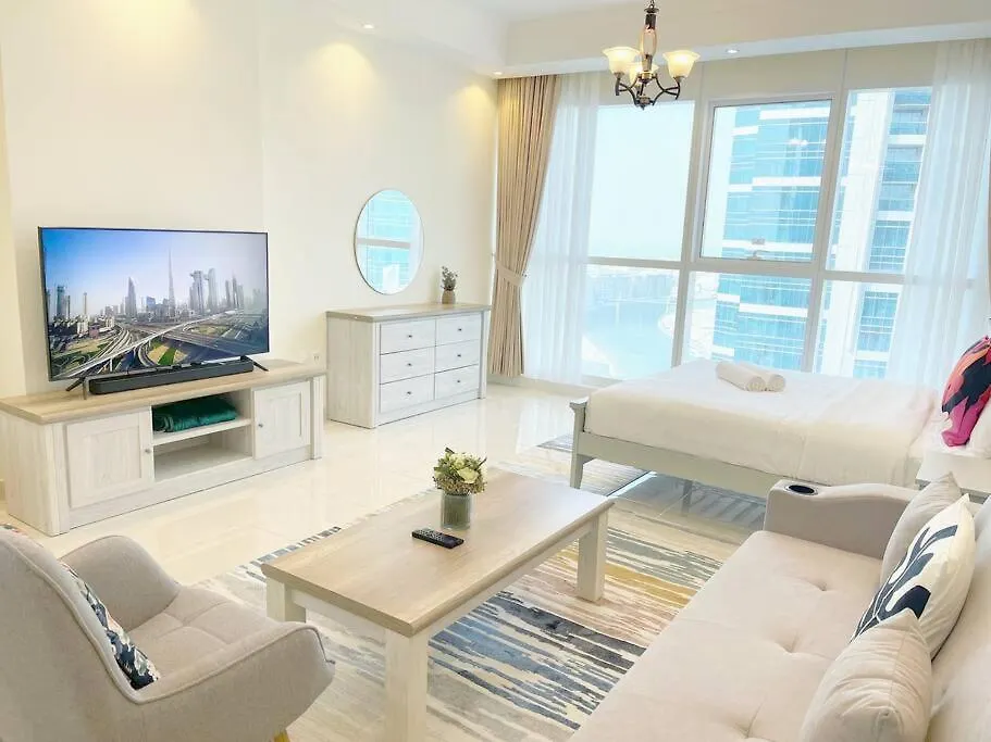 Rh- Beautiful Canal View, Cozy Studio Near Metro Station Dubai Birleşik Arap Emirlikleri
